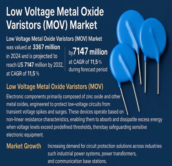 What’s driving growth in the Low-Voltage MOV (Metal Oxide Varistors) market?