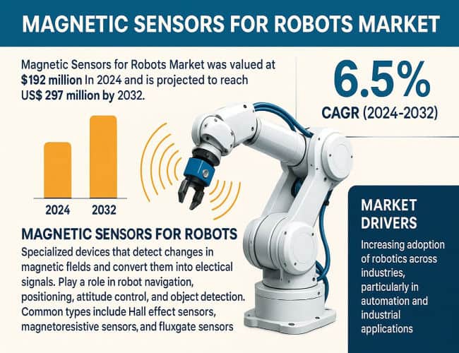 Magnetic Sensors for Robots: Market Size, Trends & Key Players