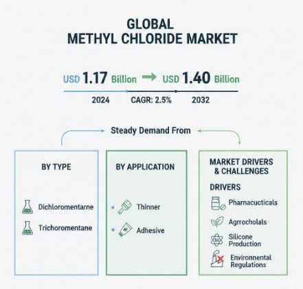 Methyl Chloride Market 2025-2032: Growth Analysis, Key Players, Trends, and Forecast