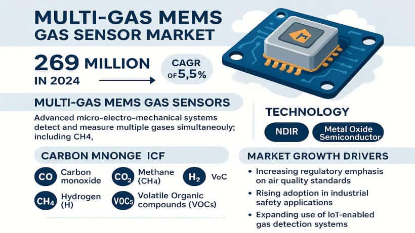 Multi-Gas MEMS Gas Sensor Market: Global Industry Trends, Technology Advancements, and Forecast 2025–2032
