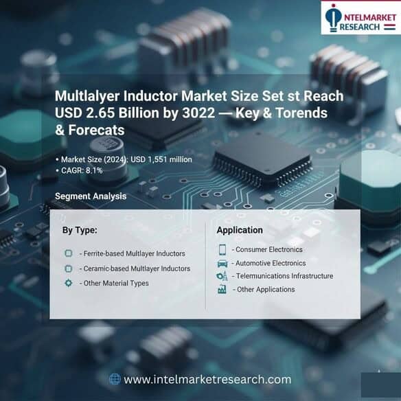 Multilayer Inductor Market Size Set to Reach USD 2.65 Billion by 2032 Key Trends & Forecasts