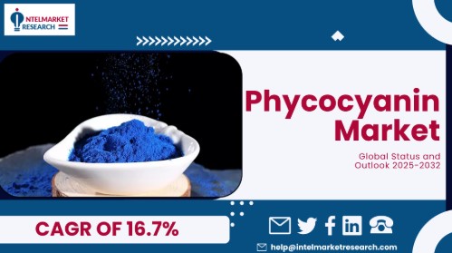 Phycocyanin Market Size Set to Surpass USD 178 Million D2032 | Growth Factors, Key Players, and Global Outlook