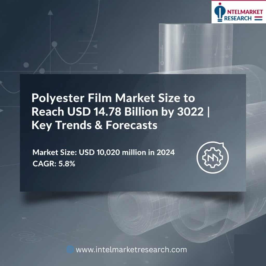 Polyester Film Market Size to Reach USD 14.78 Billion by 2032 Key Trends & Forecasts