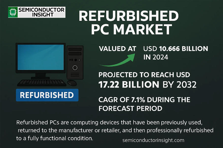 Top Trends and Key Players Driving the Refurbished PC Market Growth to 2032