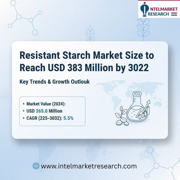 Resistant Starch Market Size to Reach USD 383 Million by 2032 Key Trends & Growth Outlook
