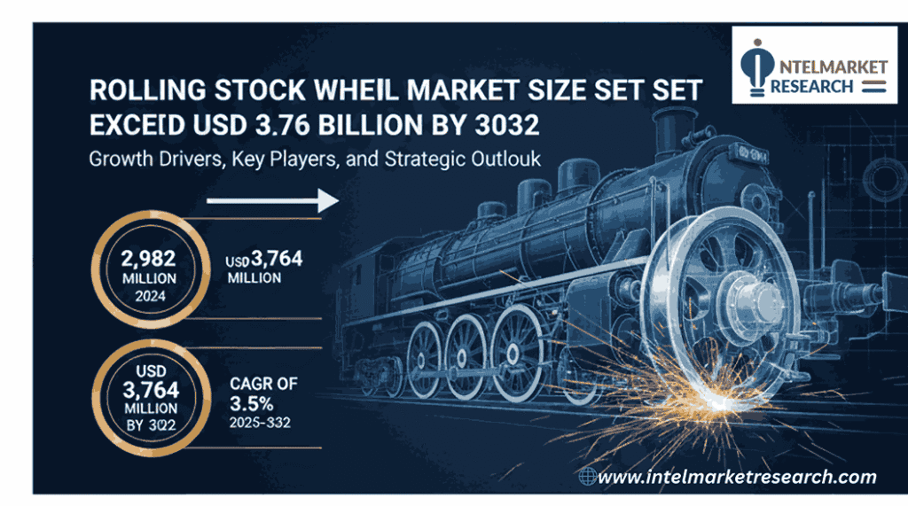 Rolling Stock Wheel Market Size Set to Exceed USD 3.76 Billion by 2032 | Growth Drivers, Key Players, and Strategic Outlook