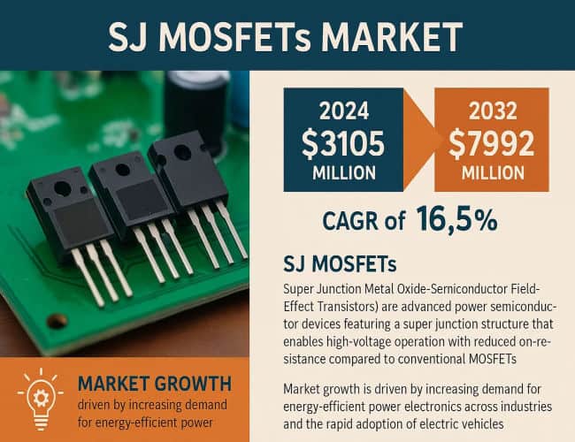 SJ MOSFETs Market: Top Trends and Key Players Shaping 2025–2032