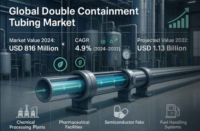 Double Containment Tubing Market Set for Robust Growth, Projected to Reach USD 1.13 Billion by 2032