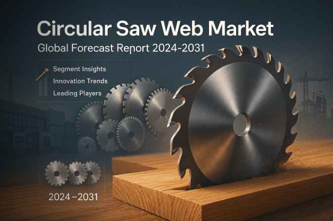 Circular Saw Web Market Global Forecast Report 2024–2031: Segment Insights, Innovation Trends & Leading Players