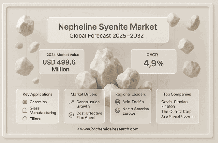Nepheline Syenite Market Demonstrates Steady Growth, Fueled by Ceramics and Glass Industry Demand