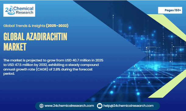 Global Azadirachtin Market Grows Steadily, Bolstered by Organic Agriculture and Biopesticide Demand