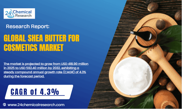Global Shea Butter for Cosmetics Market Grows Steadily, Driven by Demand for Natural and Sustainable Ingredients