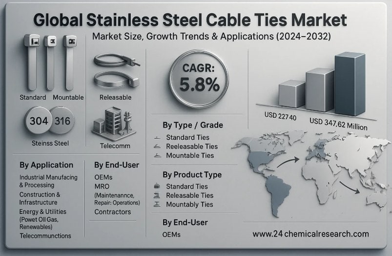 Global Stainless Steel Cable Ties Market Demonstrates Robust Growth, Fueled by Industrial and Infrastructure Durability Demands
