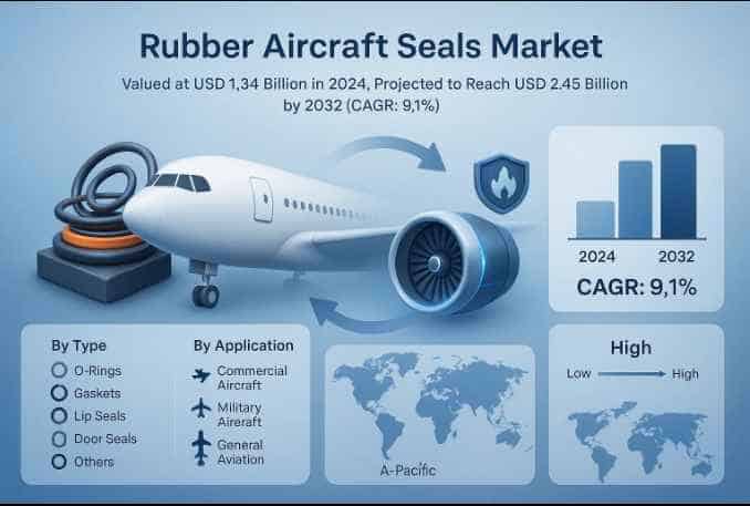 Rubber Aircraft Seals Market Soars with Aviation Expansion