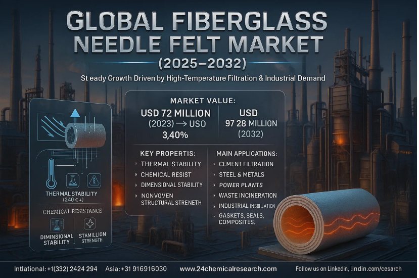 Global Fiberglass Needle Felt Market Demonstrates Steady Growth, Fueled by High-Temperature Filtration and Industrial Applications