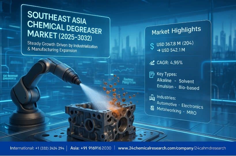 Southeast Asia Chemical Degreaser Market Demonstrates Steady Growth, Fueled by Industrialization and Manufacturing Expansion