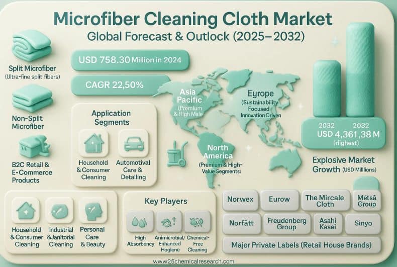 Global Microfiber Cleaning Cloth Market Demonstrates Explosive Growth, Fueled by Hygiene Awareness and Versatile Applications