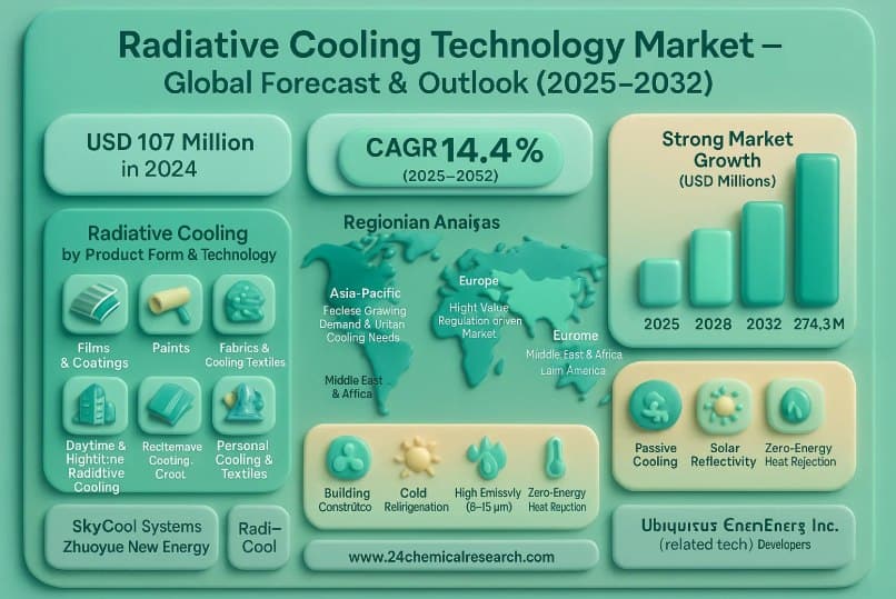 Global Radiative Cooling Technology Market Surges, Driven by Energy Efficiency Demands and Climate Mitigation Efforts