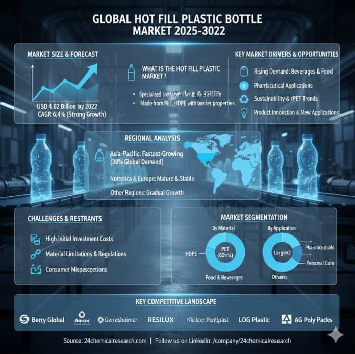 Global Hot Fill Plastic Bottle Market Poised for Steady Growth, Driven by Beverage and Pharmaceutical Sector Demand