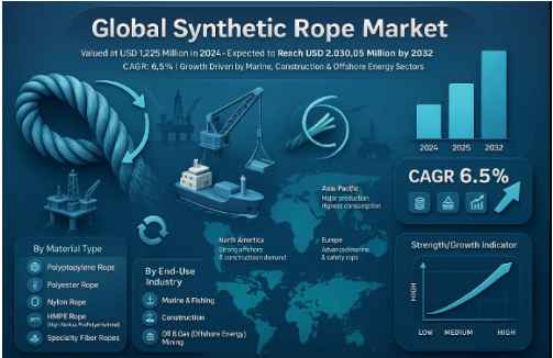 Synthetic Rope Market Global Forecast Report 2025–2032: Segment Insights, Innovation Trends & Leading Players