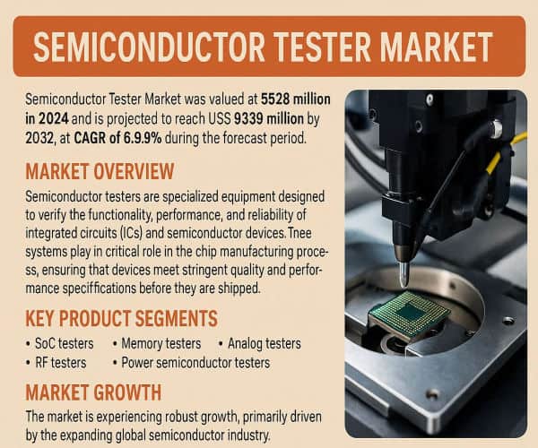 Semiconductor Tester Market: Key Players, Top Trends & Forecast to 2032