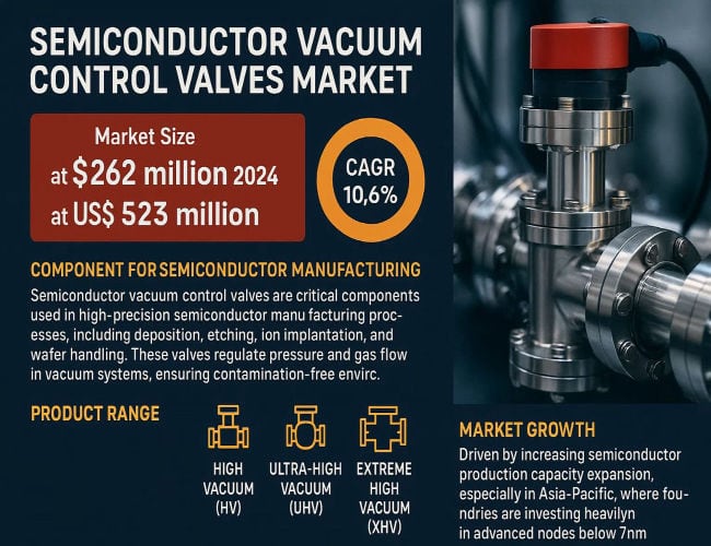Semiconductor Vacuum Control Valves: Market Size & Key Players