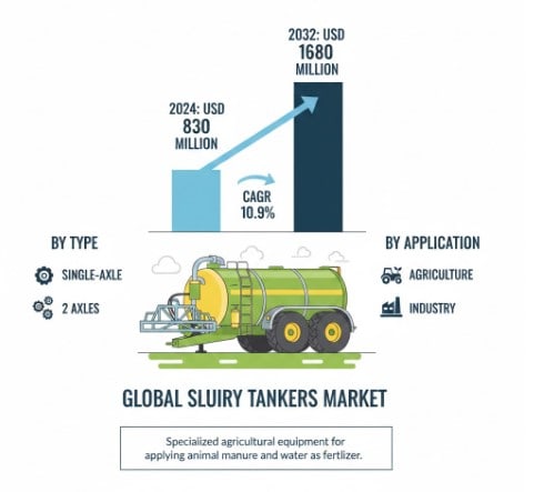 Slurry Tankers Market Growth, Trends, Key Players, and 2025-2032 Forecast