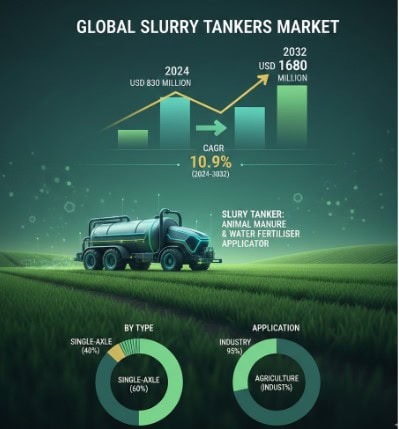 Slurry Tankers Market Growth Analysis, Dynamics, Key Players and Innovations, Outlook and Forecast 2025-2032