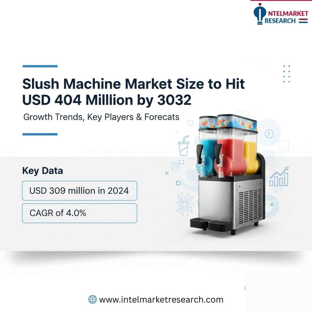 Slush Machine Market Size to Hit USD 404 Million by 2032 Growth Trends, Key Players & Forecasts