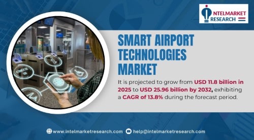 Smart Airport Technologies Market Set to Reach USD 25.96 Billion by 2032 | Top Trends and Drivers