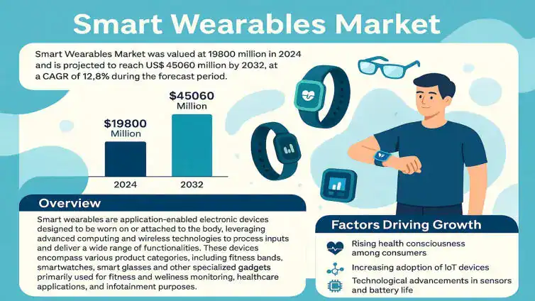 Smart Wearables Market Size, Top Trends, and Key Players Driving Growth to 2032