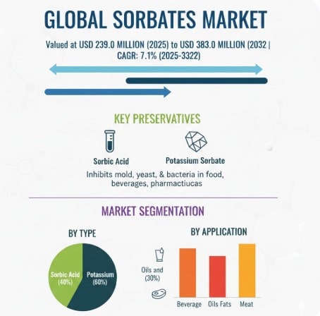 Sorbates Market Growth Analysis, Dynamics, Key Players and Innovations, Outlook and Forecast 2025-2032