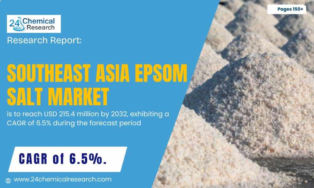 Southeast Asia Epsom Salt Market to Reach USD 215 Million, Fueled by Wellness and Agriculture Trends