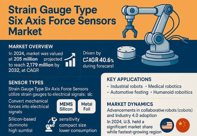 6. Strain-Gauge Six-Axis Force Sensors Market: Top Trends, Key Players & Market Size Forecast