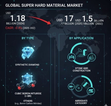 Super Hard Material Market Growth Analysis, Dynamics, Key Players and Innovations, Outlook and Forecast 2025-2032
