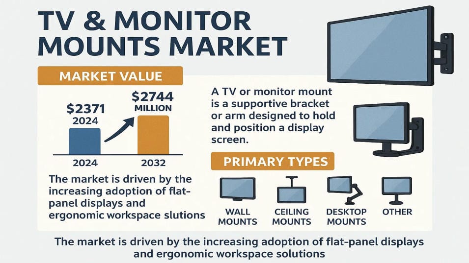Top Trends and Key Players Shaping the Global TV & Monitor Mounts Market by 2032