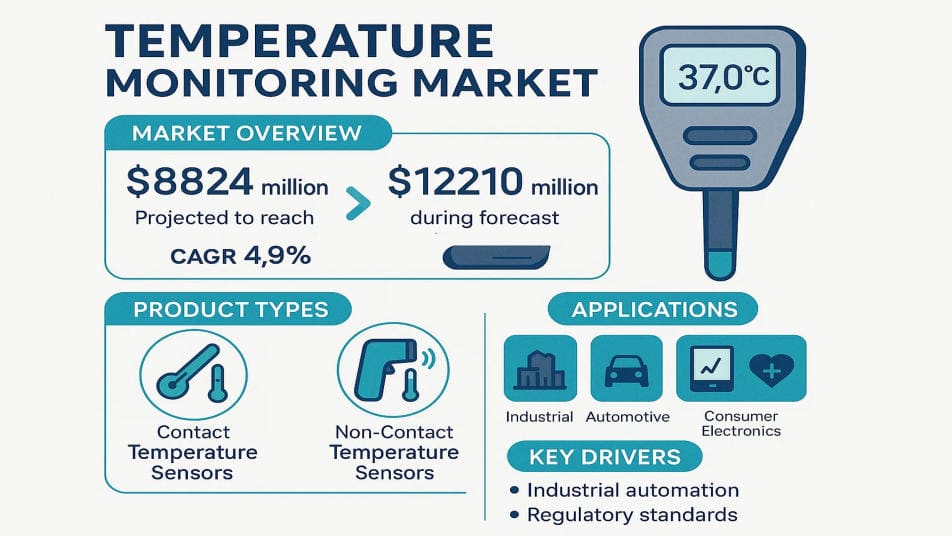 Temperature Monitoring Market: What Will Drive Growth to USD 12.21 Billion by 2032?