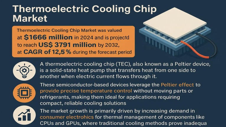 Thermoelectric Cooling Chip Market: Global Market Size, Technology Trends, and Forecast 2025–2032