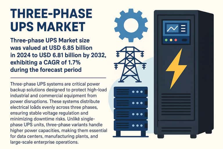 Top Trends and Key Players Defining the Three-Phase UPS Market Growth by 2032