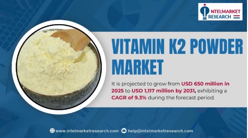 Vitamin K2 Powder Market Size Set to Surpass USD 1.1 Billion by 2032 | Key Trends & Growth Drivers