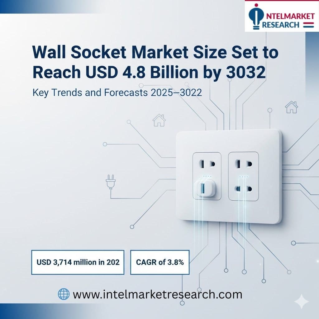 Wall Socket Market Size Set to Reach USD 4.8 Billion by 2032 Key Trends and Forecasts 2025–2032