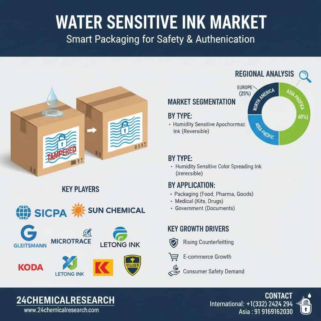 Global Water Sensitive Ink Market Forecast 2023–2030: Growth Trends, Key Players, and Regional Analysis