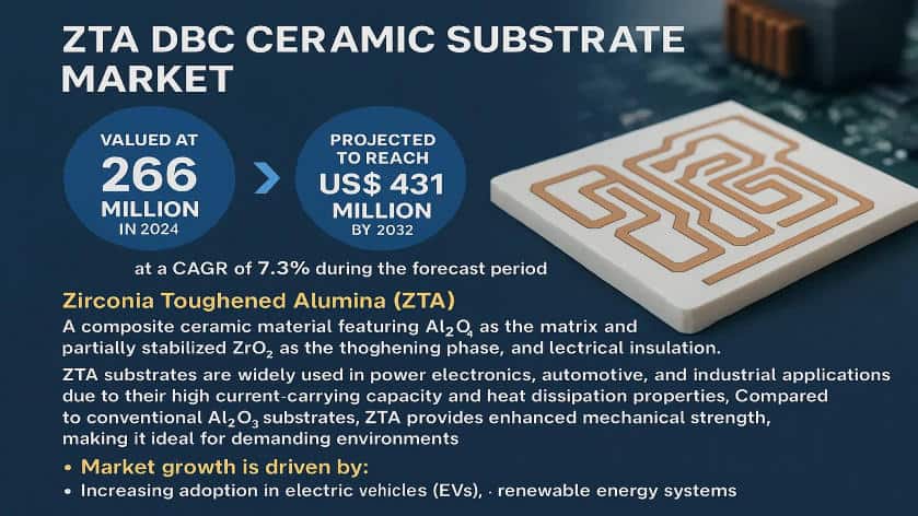 ZTA DBC Ceramic Substrate Market: Global Industry Trends, Technology Advancements, and Forecast 2025–2032