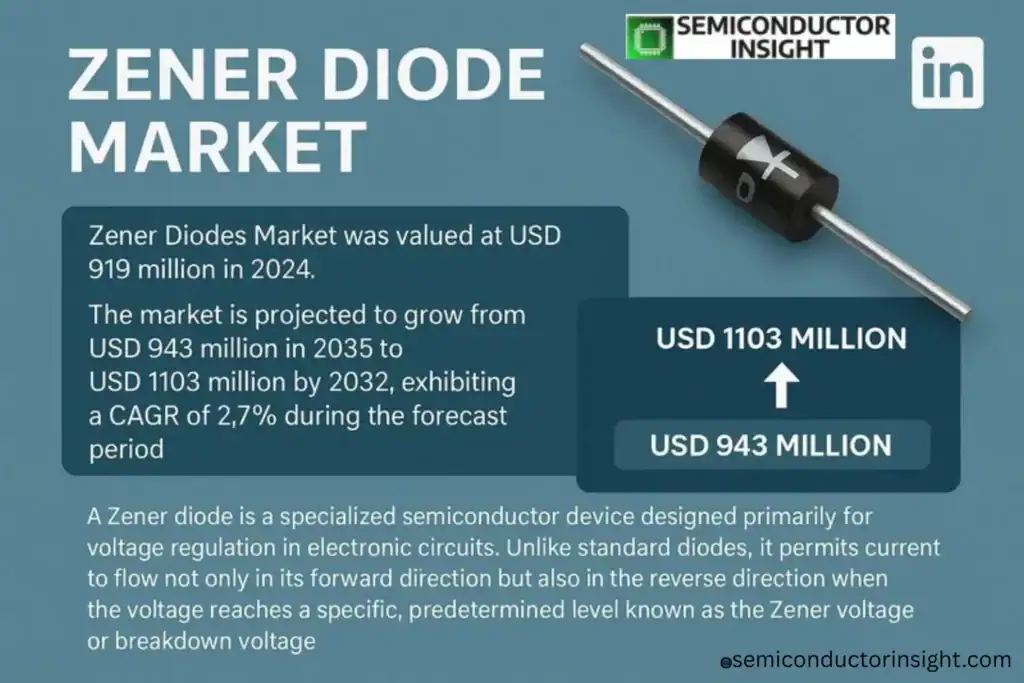 Zener Diodes Market: Semiconductor Demand Outlook Across AI, IoT, and 5G Applications