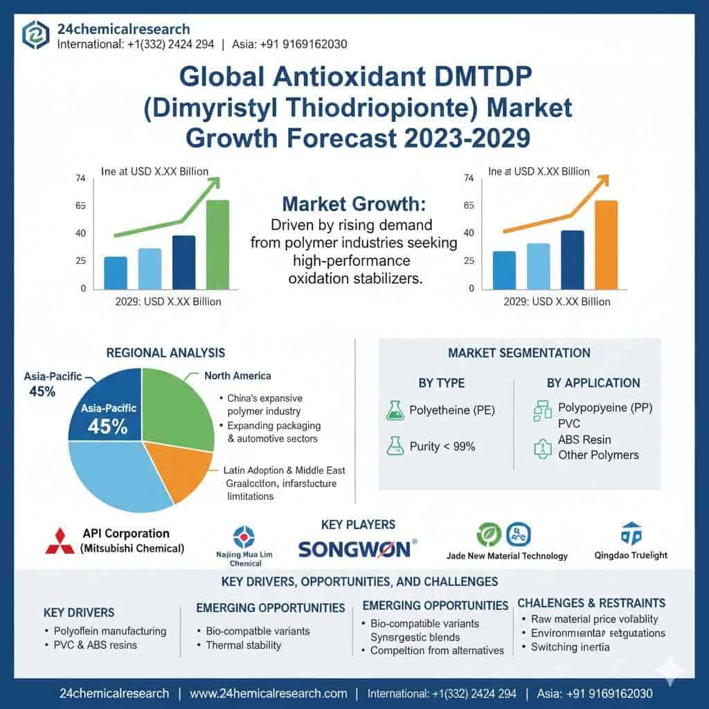 Global Antioxidant DMTDP (Dimyristyl Thiodipropionate) Market Growth Forecast 2023-2029