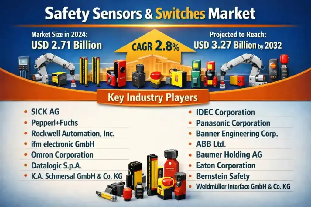 Safety Sensors and Switches Market to Reach USD 3.27 Billion by 2032