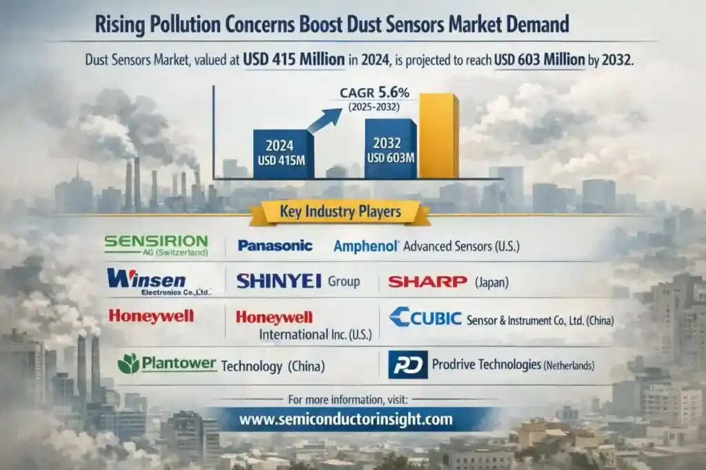 Rising Pollution Concerns Boost Dust Sensors Market Demand