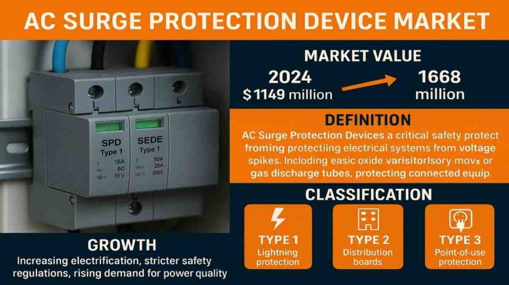 AC Surge Protection Device Market to Add Over USD 500 Million in New Revenue by 2032