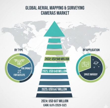 Aerial Mapping & Surveying Cameras Market  CAGR : Growth, Share, Value, Insights and Trends
