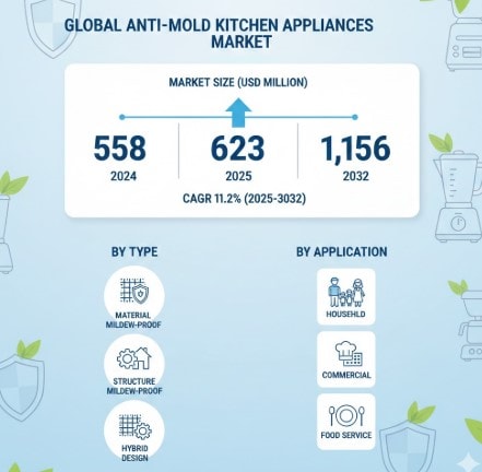 Anti-Mold Kitchen Appliances Market  Analysis, Size, Share, Growth, Trends and Forecast Opportunities